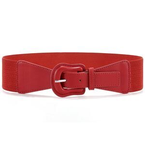 2429 Women Wide Elastic Belt Ladies Stretch Dress Vintage Waistband Thick